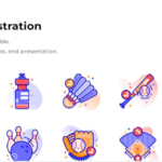 A set of vector sports icons in PSD and SVG formats (P2)