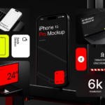 Apple device model family barrel prototype, large collection of Apple prototype mockups (PSD)