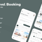 AI+ tourism, AI tourism book application UI interface template kit
