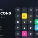 Free 3000 high-quality UI design universal icon resource pack xd, fig, svg